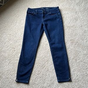 The Limited cropped denim jeans dark wash